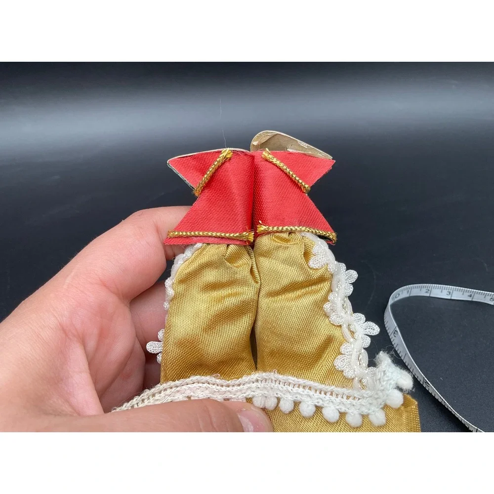 Vintage Mr Christmas Band‎ Leader Ornament Gold Red Outfit  Holiday 1967